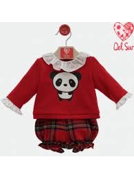 Conjunto Bebé Onix Panda 1836 Del Sur