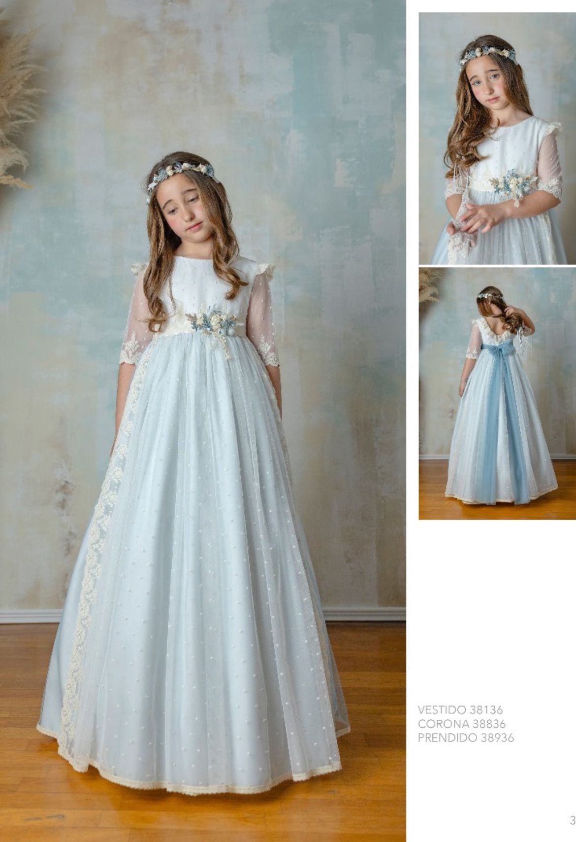 Vestido Comunión 2025 Lilus 38136