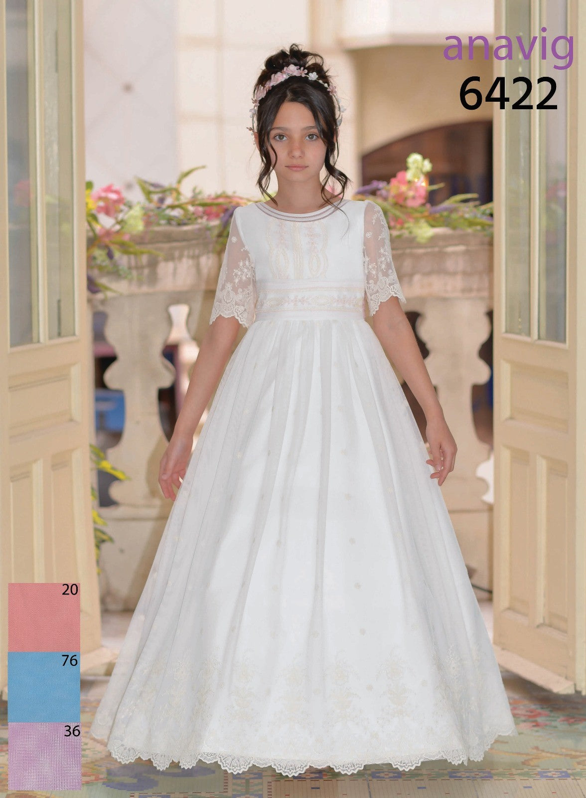 Vestido Comunión Anavig 6422