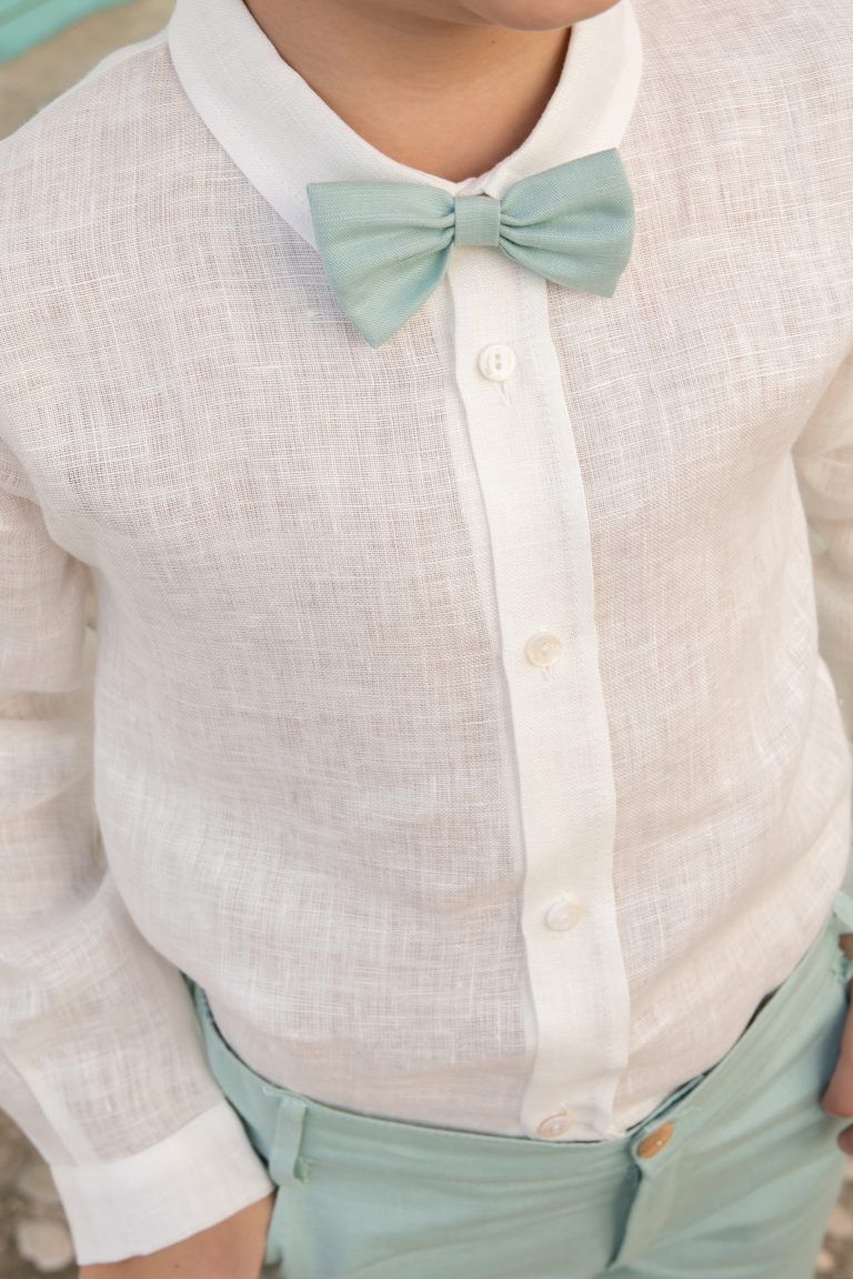 Camisa lino con cuello Niseret 5368