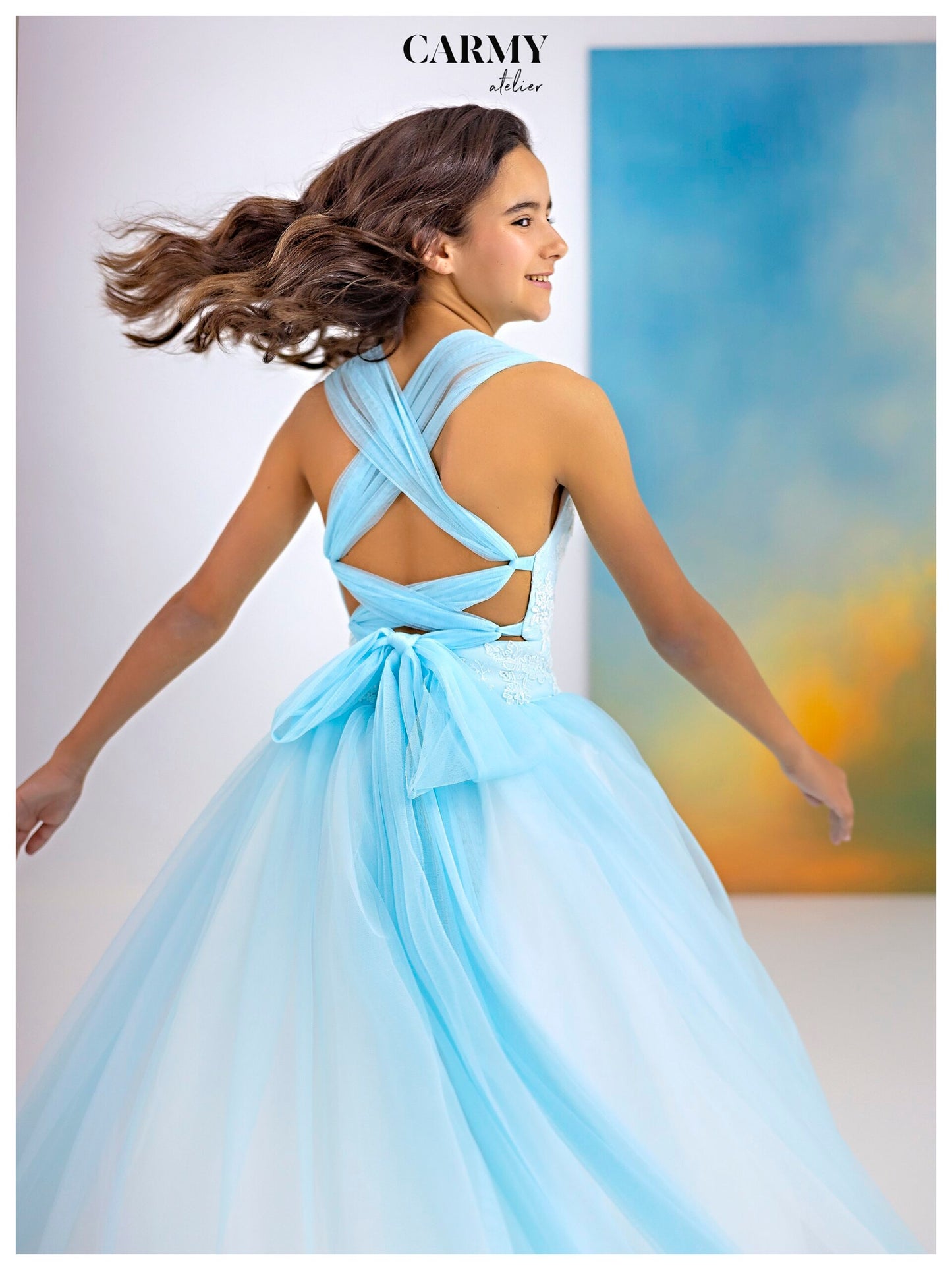 Vestido Largo Ceremonia Dama Carmy 5951