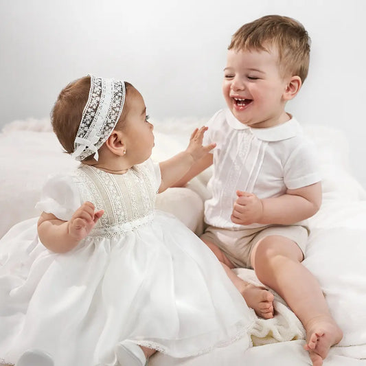 Conjunto Bautizo Dolce Linen 632115 Amaya