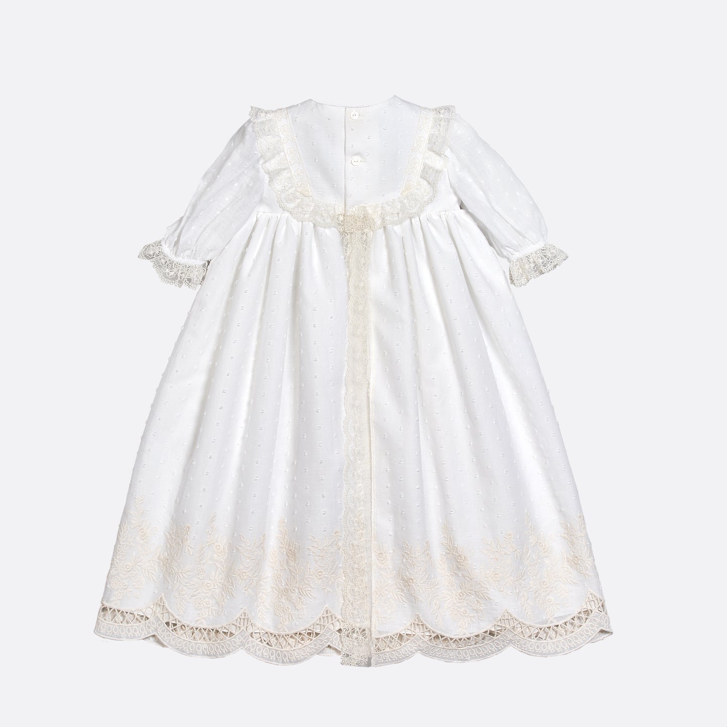 Faldón Bautizo con Capota Romantic Roses 632151 Amaya