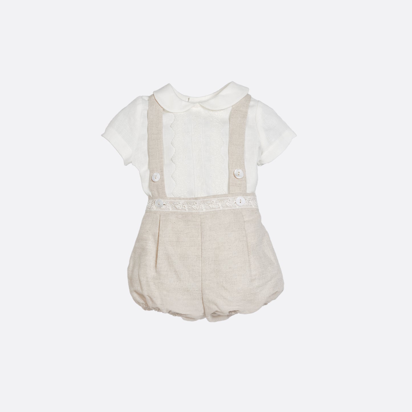 Conjunto Peto Little Linen 632168 Amaya