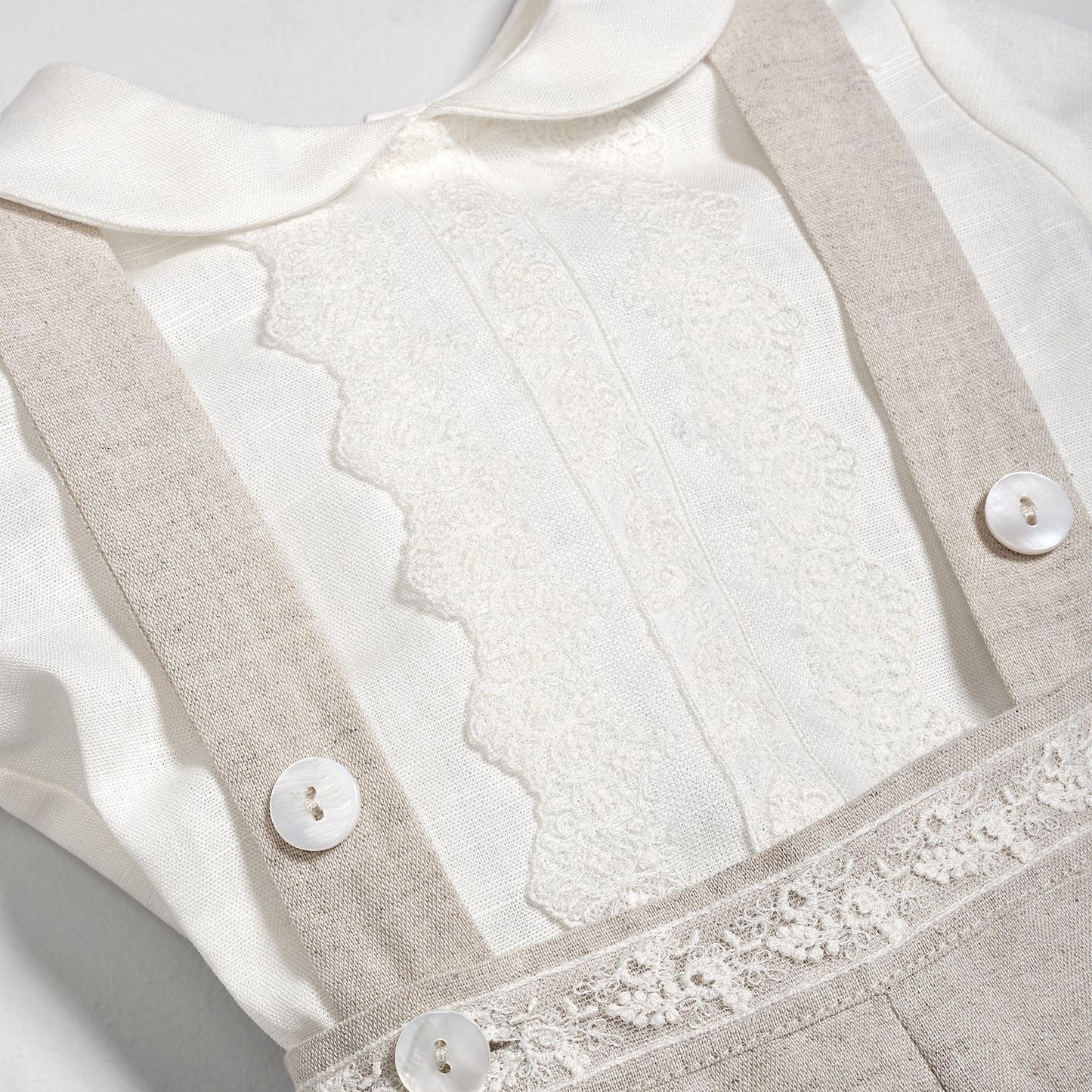 Conjunto Peto Little Linen 632168 Amaya