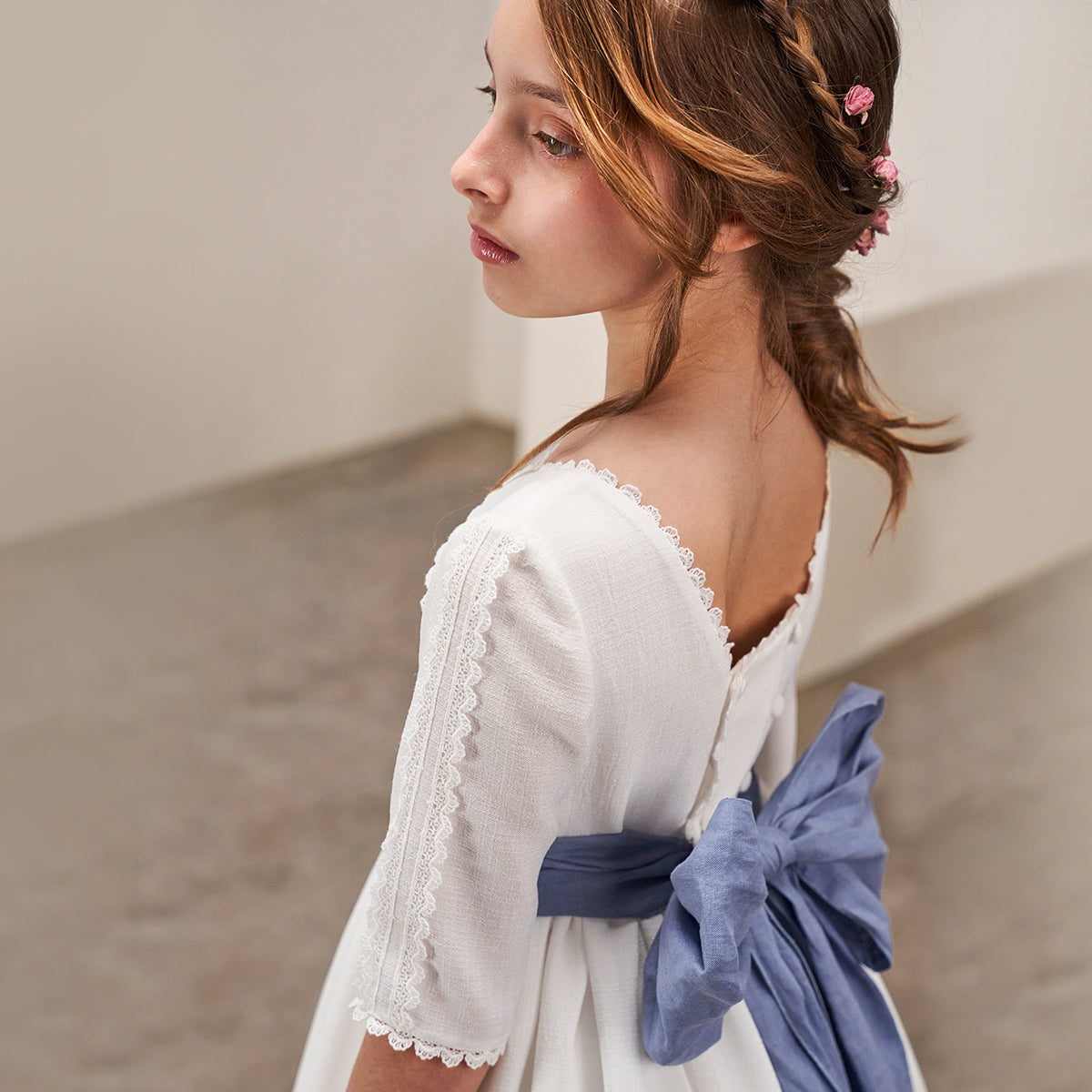 Vestido Comunión 2026 Amaya 637029MD Alborada