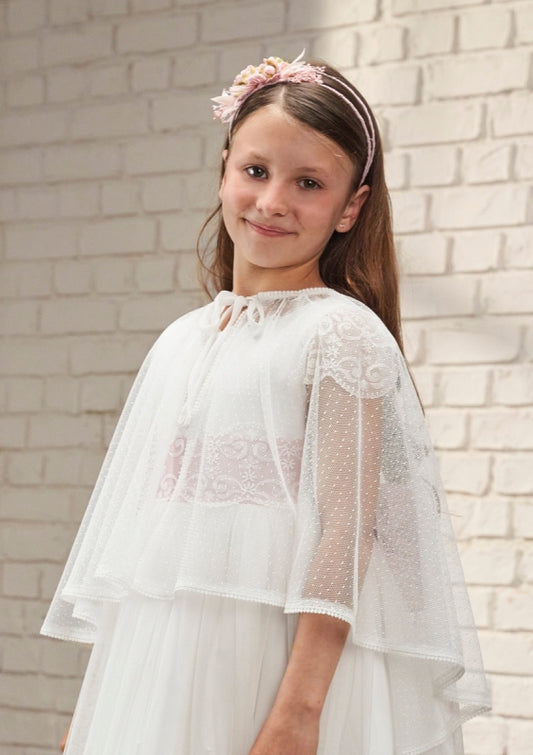 Capa Comunión Tul Plumeti Amaya 637040H
