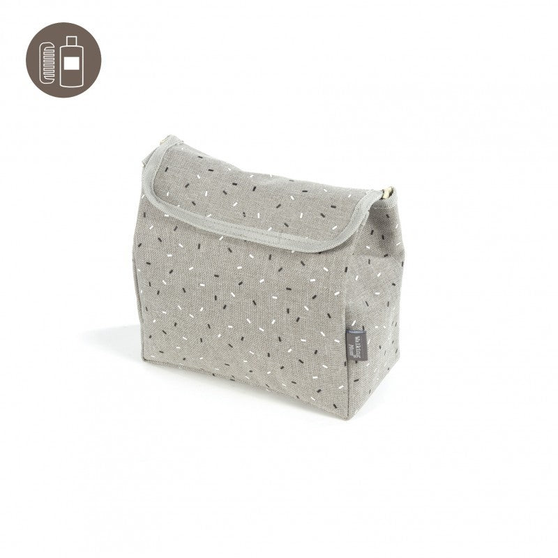 Bolso cambiador gris tic tic de Walking Mum