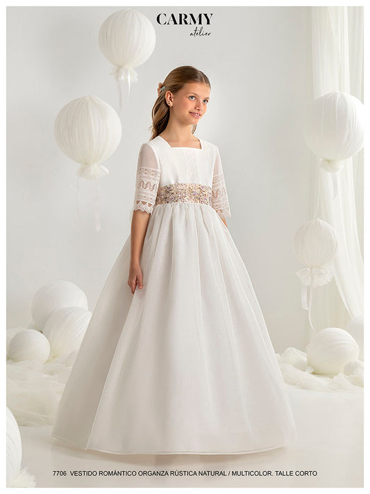 Vestido Comunión 2027 Carmy 7706