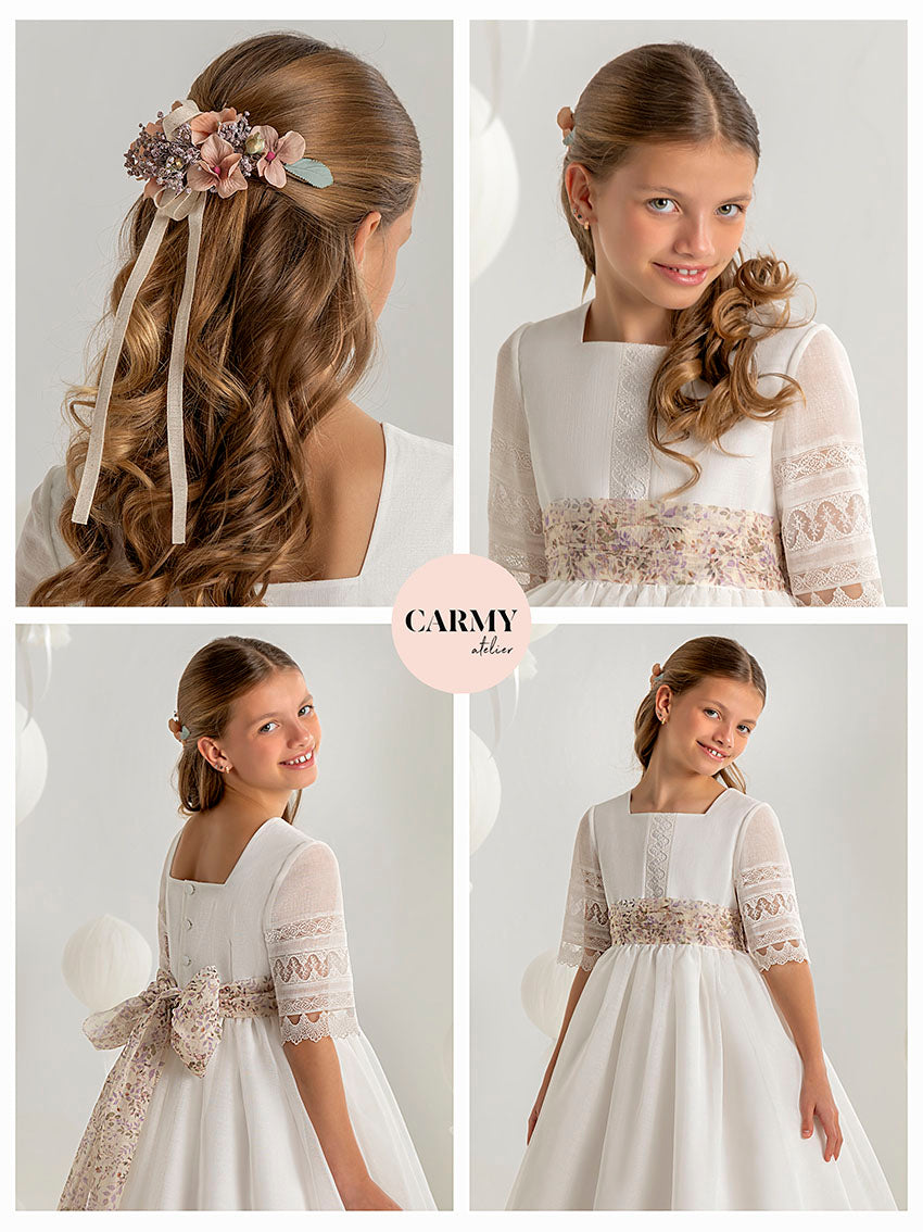 Vestido Comunión 2027 Carmy 7706