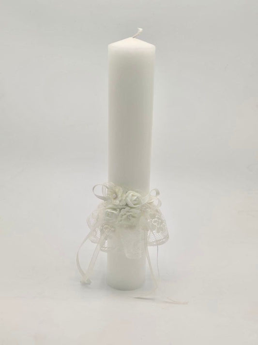Vela Grande Flor Bautizo Los3ositos