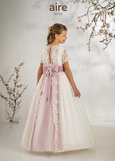 Vestido Comunión 2027 Aire Barcelona A958