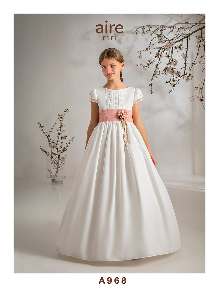 Vestido Comunión 2027 Aire Barcelona A968