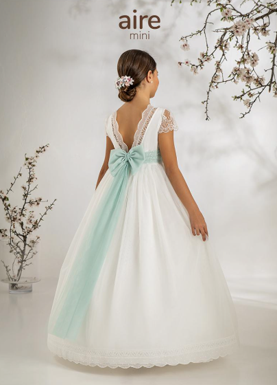 Vestido Comunión 2027 Aire Barcelona A969