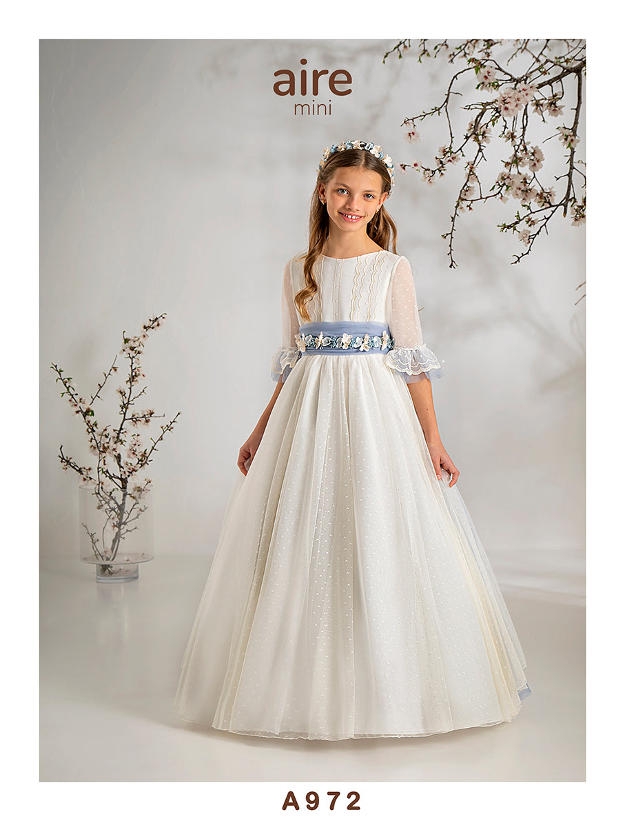 Vestido Comunión 2027 Aire Barcelona A972