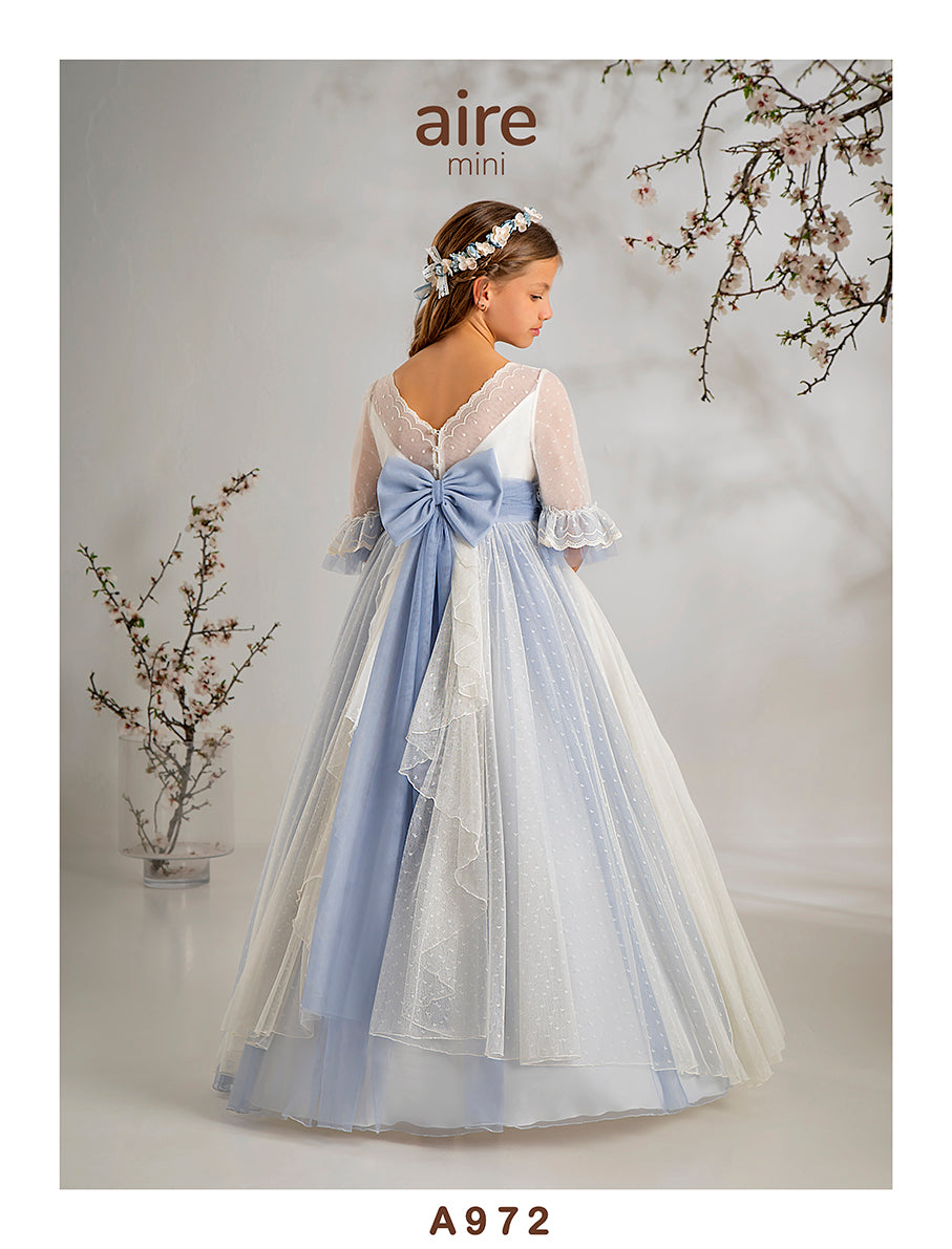 Vestido Comunión 2027 Aire Barcelona A972
