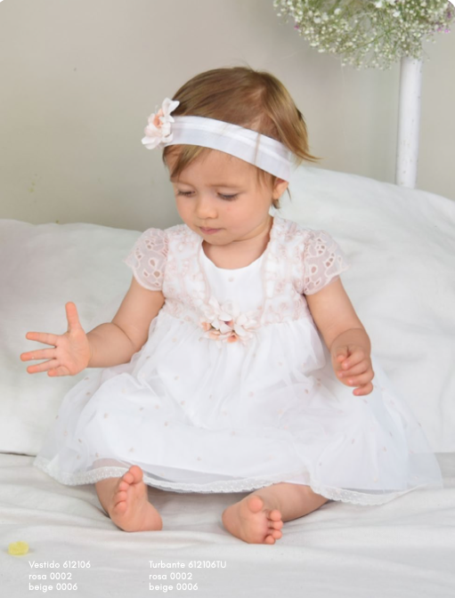 Vestido Bebé Ceremonia 2025 Amaya 612106