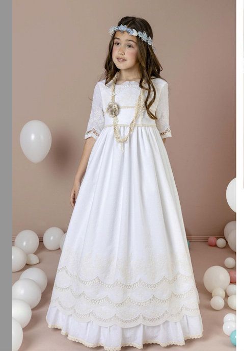 Vestido Comunión 2026 Lilus 40121