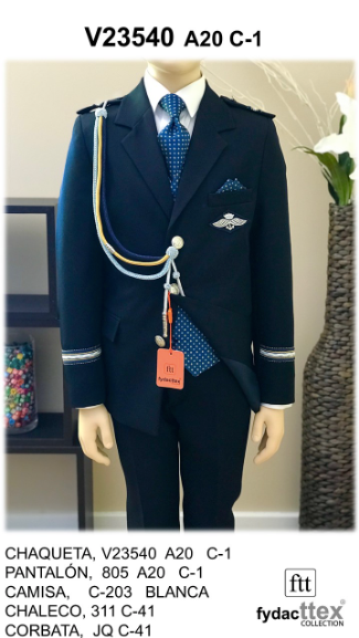 Traje Comunión 2027 Almirante VX540 Fydacttex