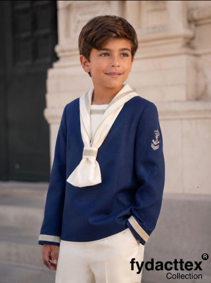 Traje Comunión 2027 Marinero VX162 Fydacttex