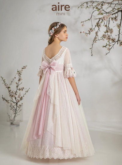 Vestido Comunión 2027 Aire Barcelona A957