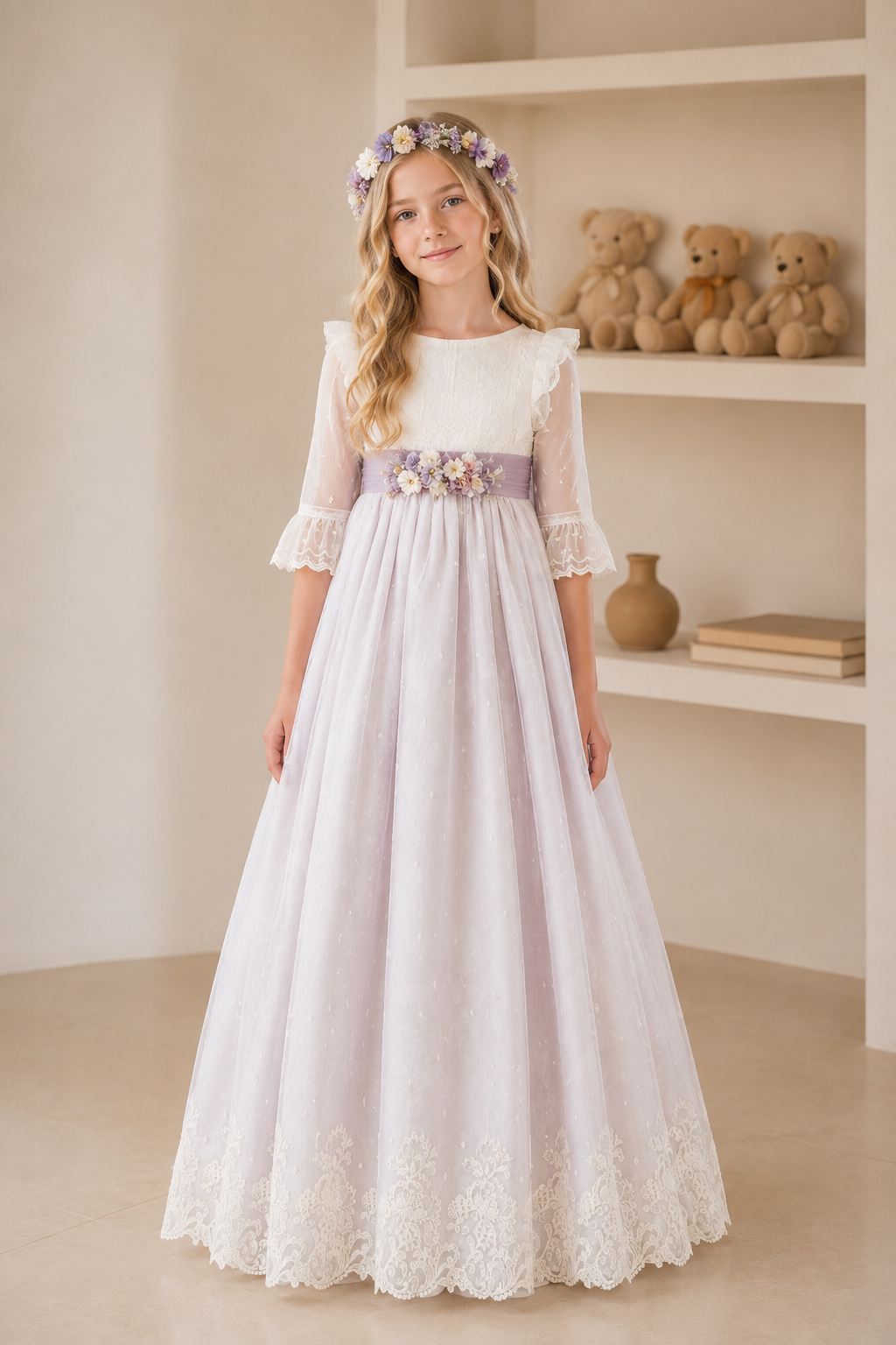 Vestido Comunión 2027 Lilus 42101