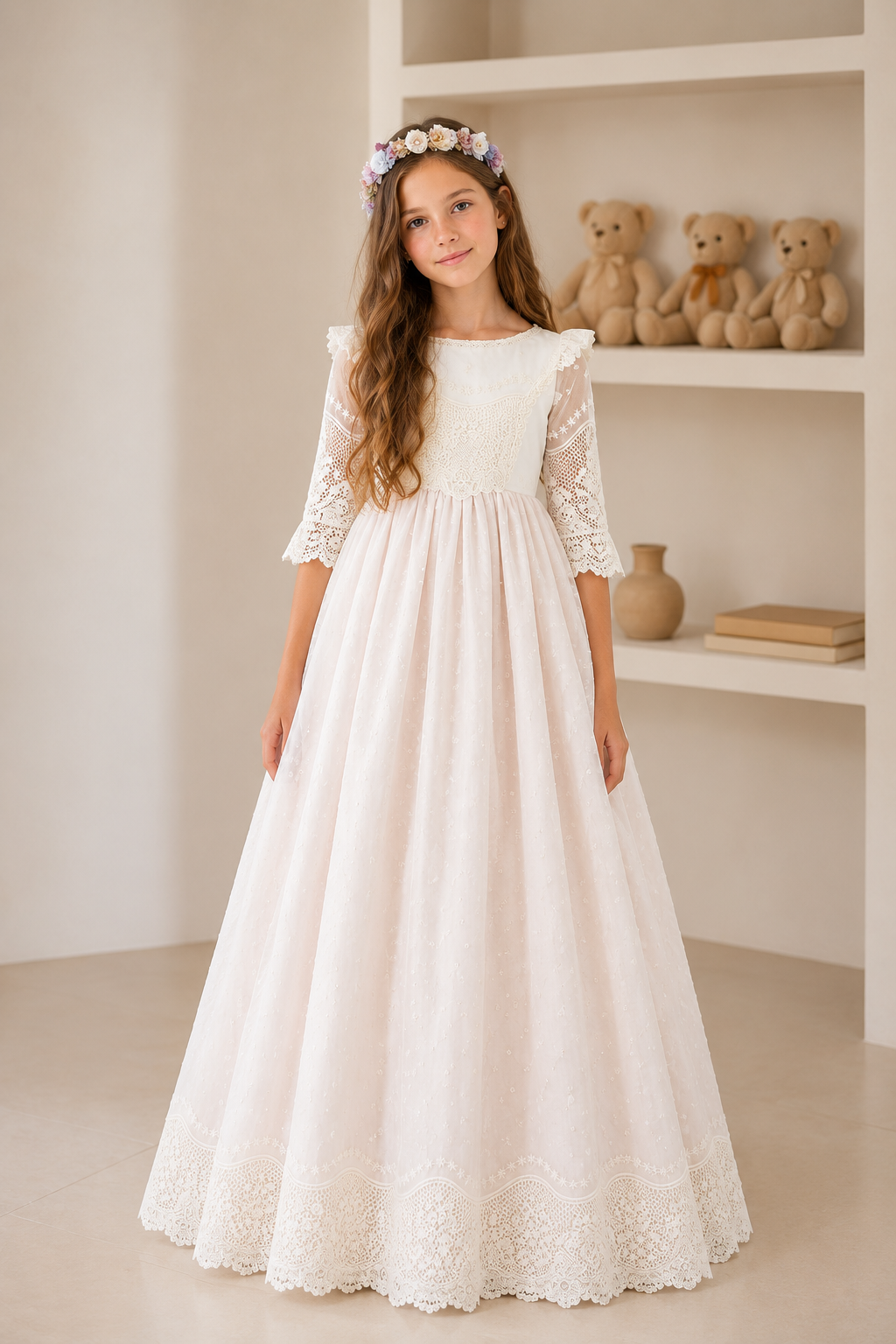 Vestido Comunión 2027 Lilus 42107