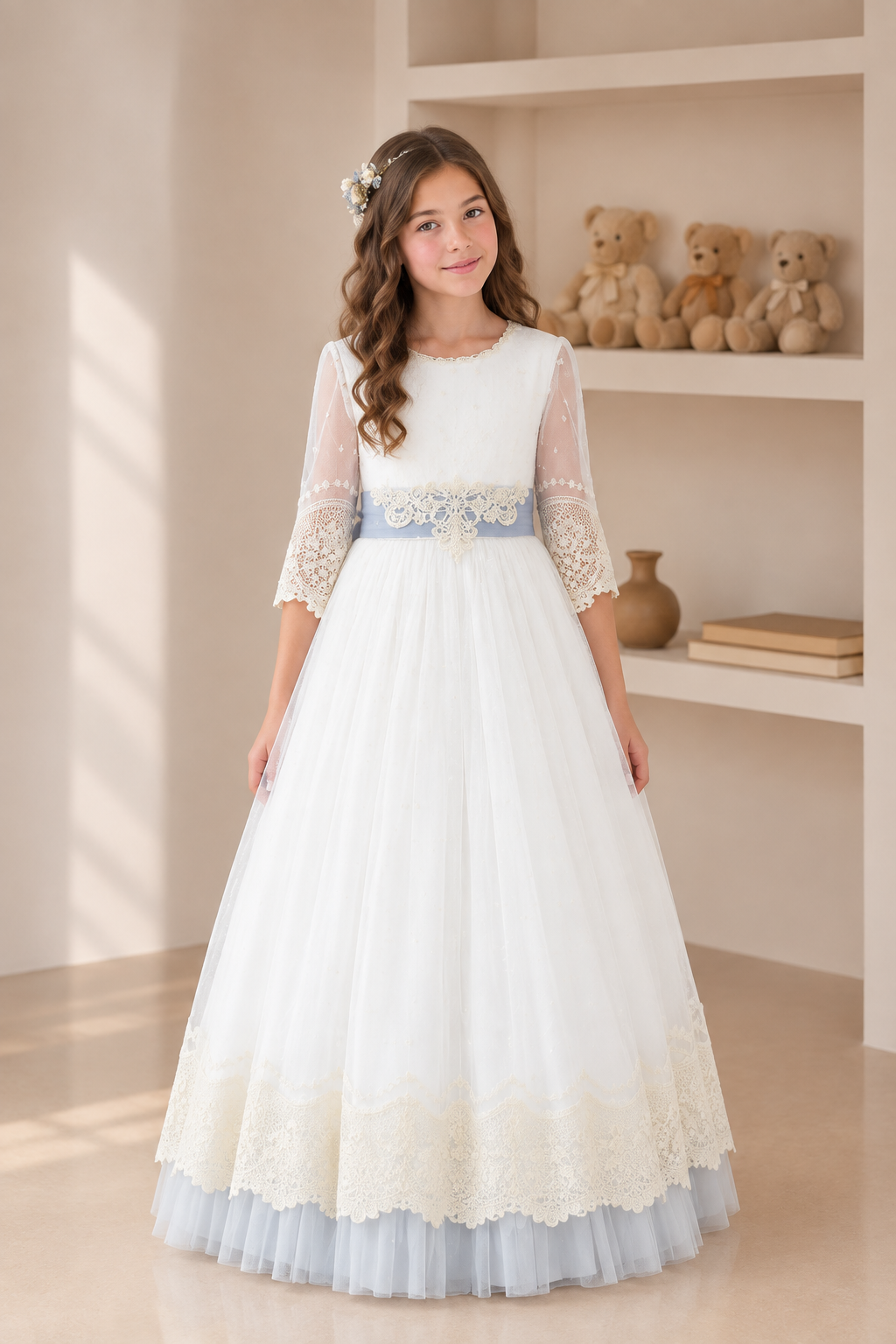 Vestido Comunión 2027 Anavig 6426