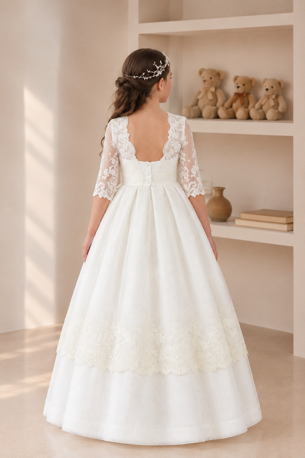 Vestido Comunión 2027 Anavig 6404