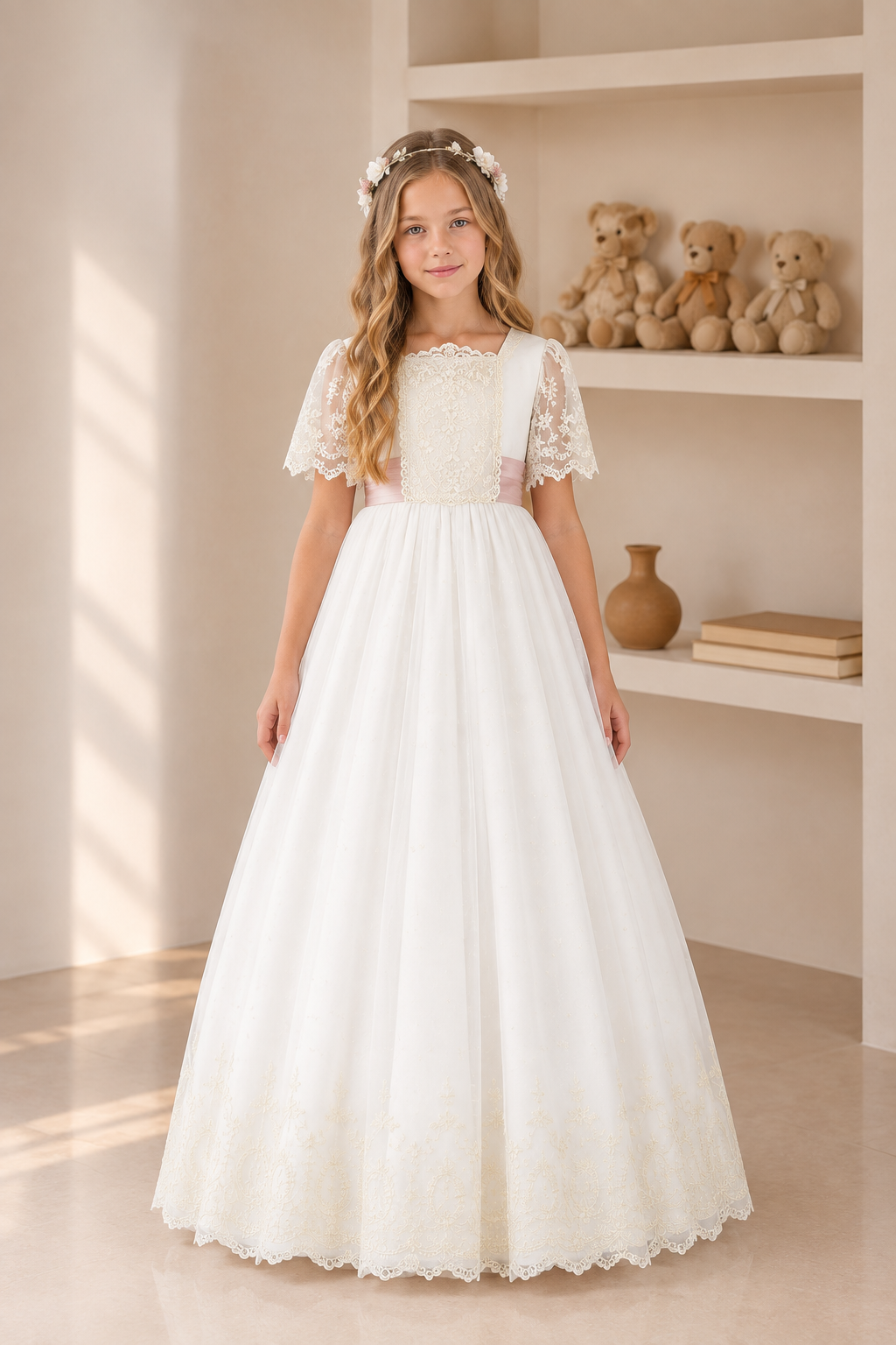 Vestido Comunión 2027 Anavig 6401
