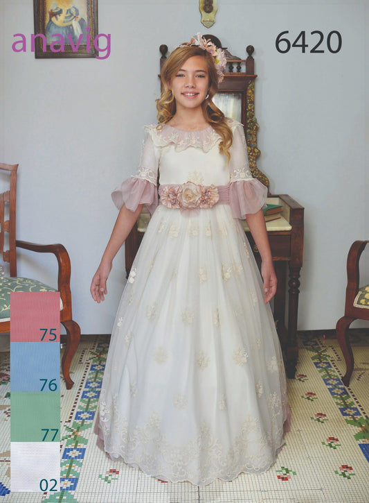 Vestido Comunión Anavig 6420