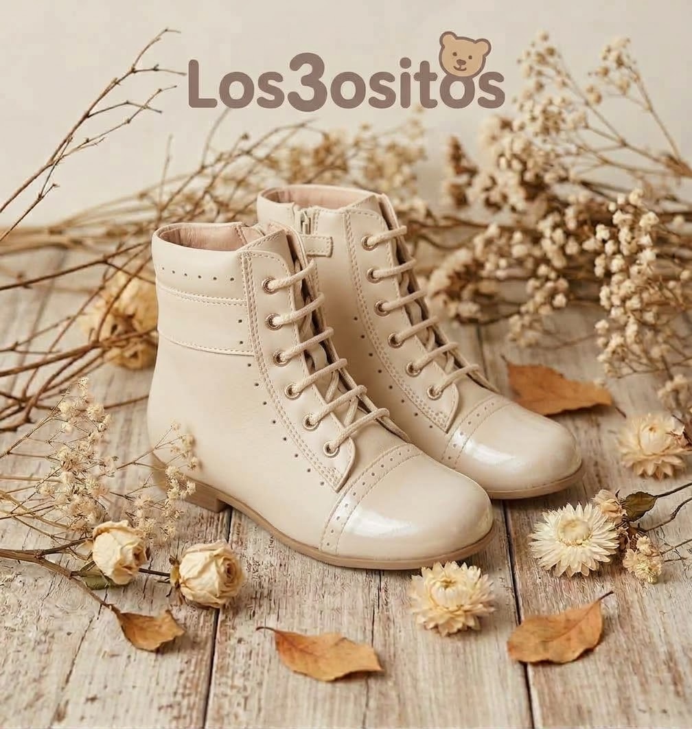 Bota Pascuala Piel Charol 31-40 Los3ositos