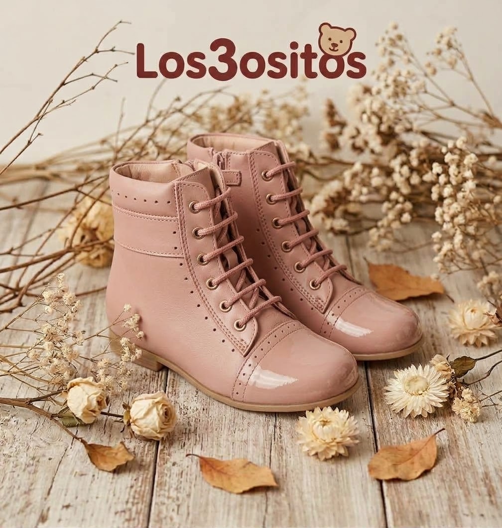 Bota Pascuala Piel Charol 31-40 Los3ositos