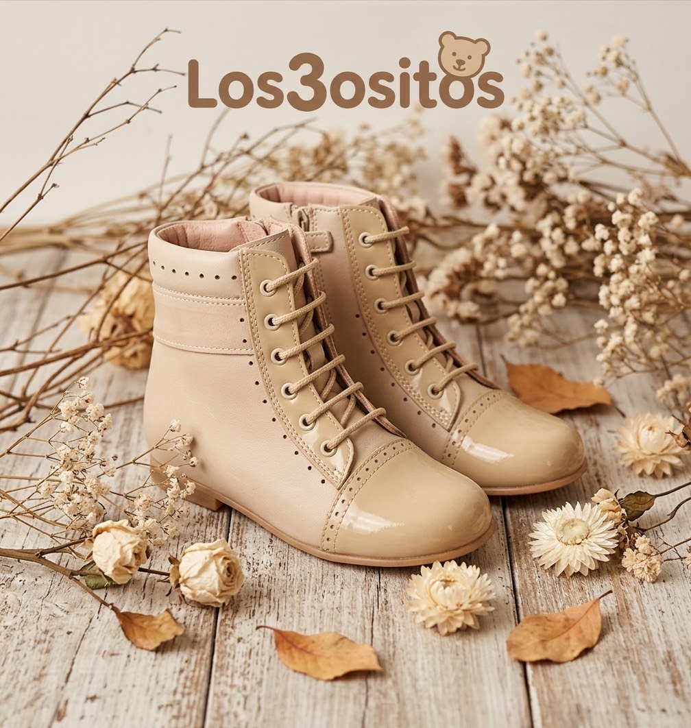 Bota Pascuala Piel Charol 31-40 Los3ositos