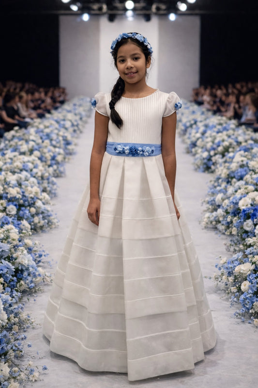 Vestido Comunión Los3ositos Vainica Doble