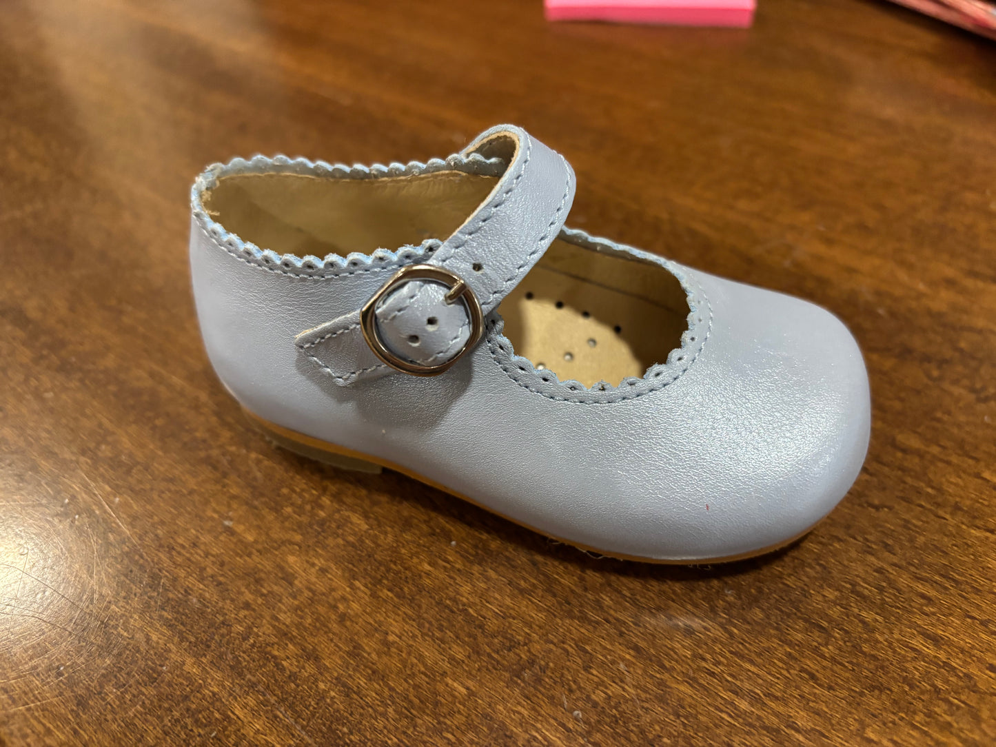 Zapato Mercedita Clásica Piel Nacarada 24-30