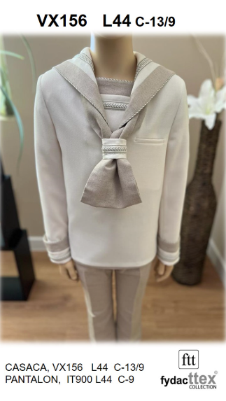 Traje Comunión 2027 Marinero VX156 Fydacttex