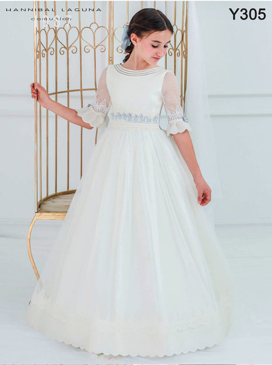 Vestido Comunión 2027 Hannibal Laguna Y305