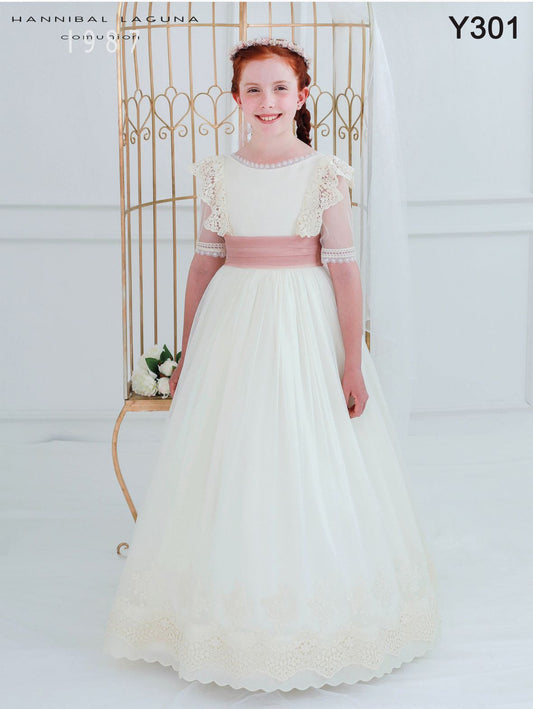 Vestido Comunión 2027 Hannibal Laguna Y301