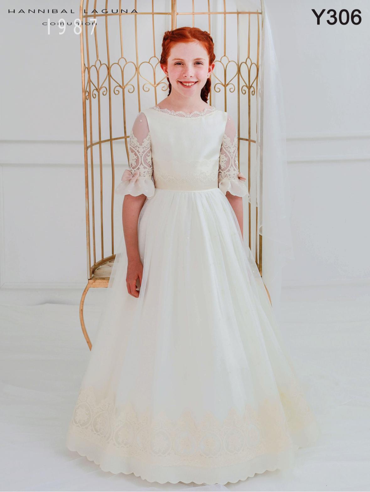 Vestido Comunión 2027 Hannibal Laguna Y306