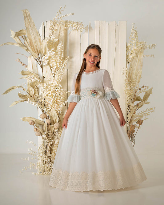 Vestido Comunión 2026 Aire Barcelona A852