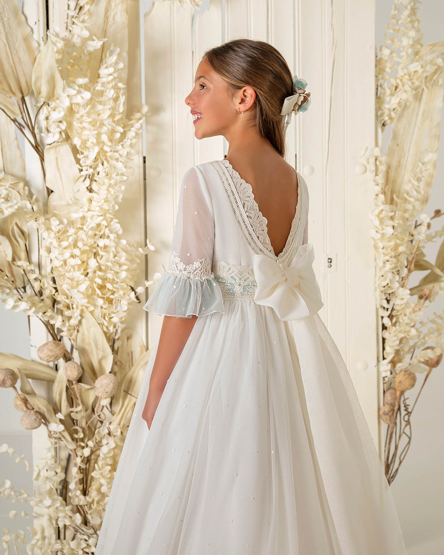Vestido Comunión 2026 Aire Barcelona A852