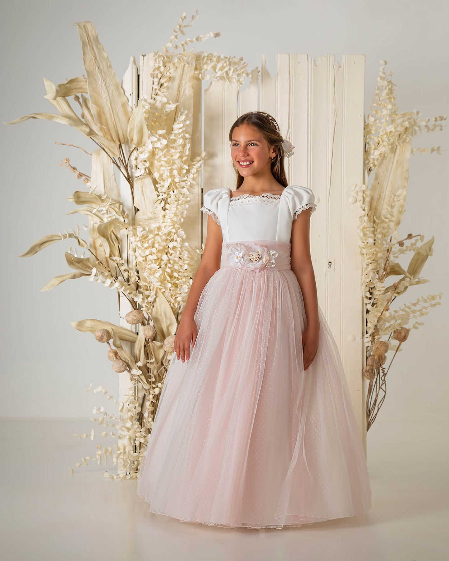 Vestido Comunión 2026 Aire Barcelona A856