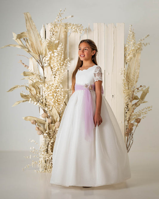 Vestido Comunión 2026 Aire Barcelona A858