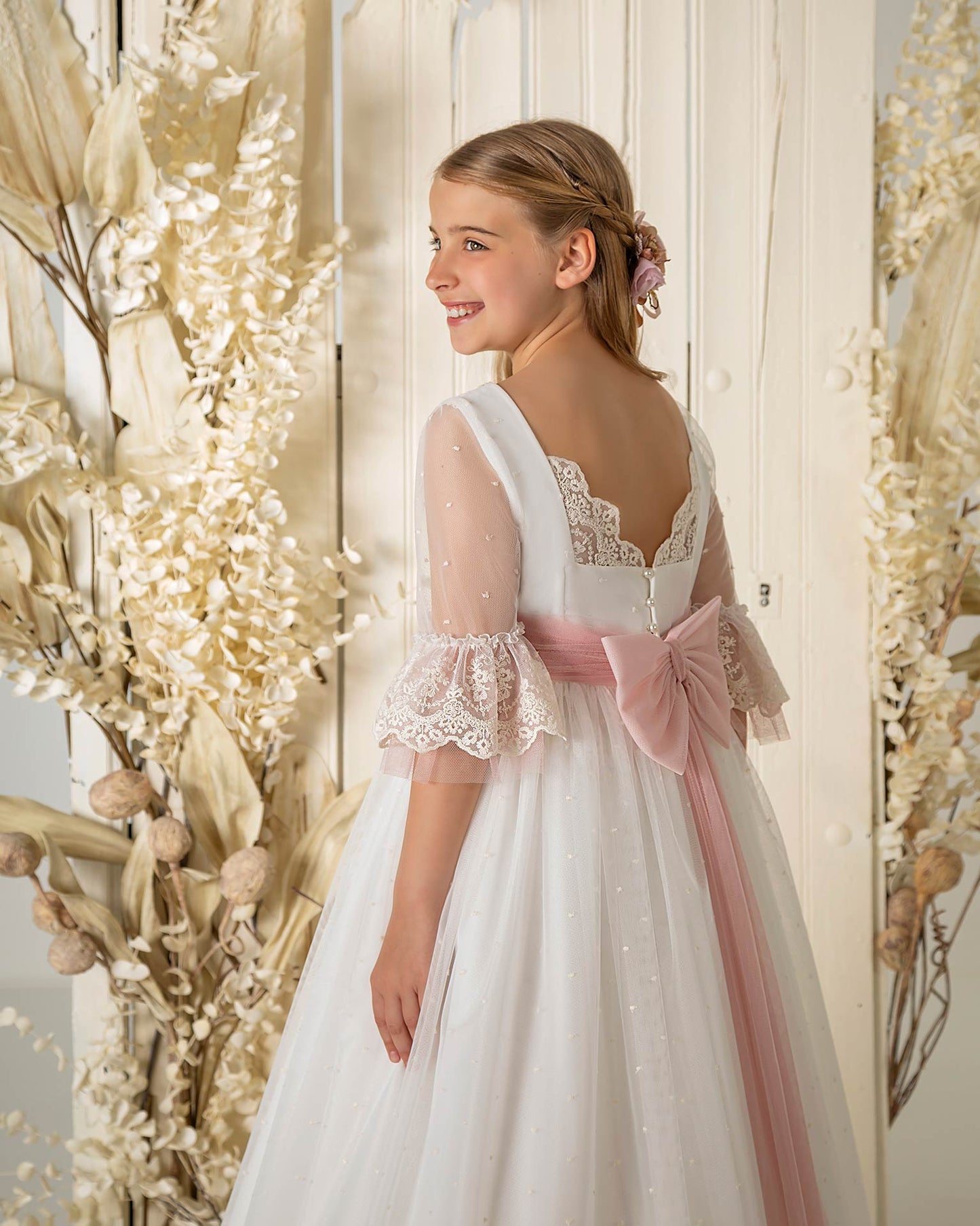 Vestido Comunión 2026 Aire Barcelona A872