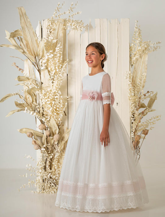 Vestido Comunión 2026 Aire Barcelona A865