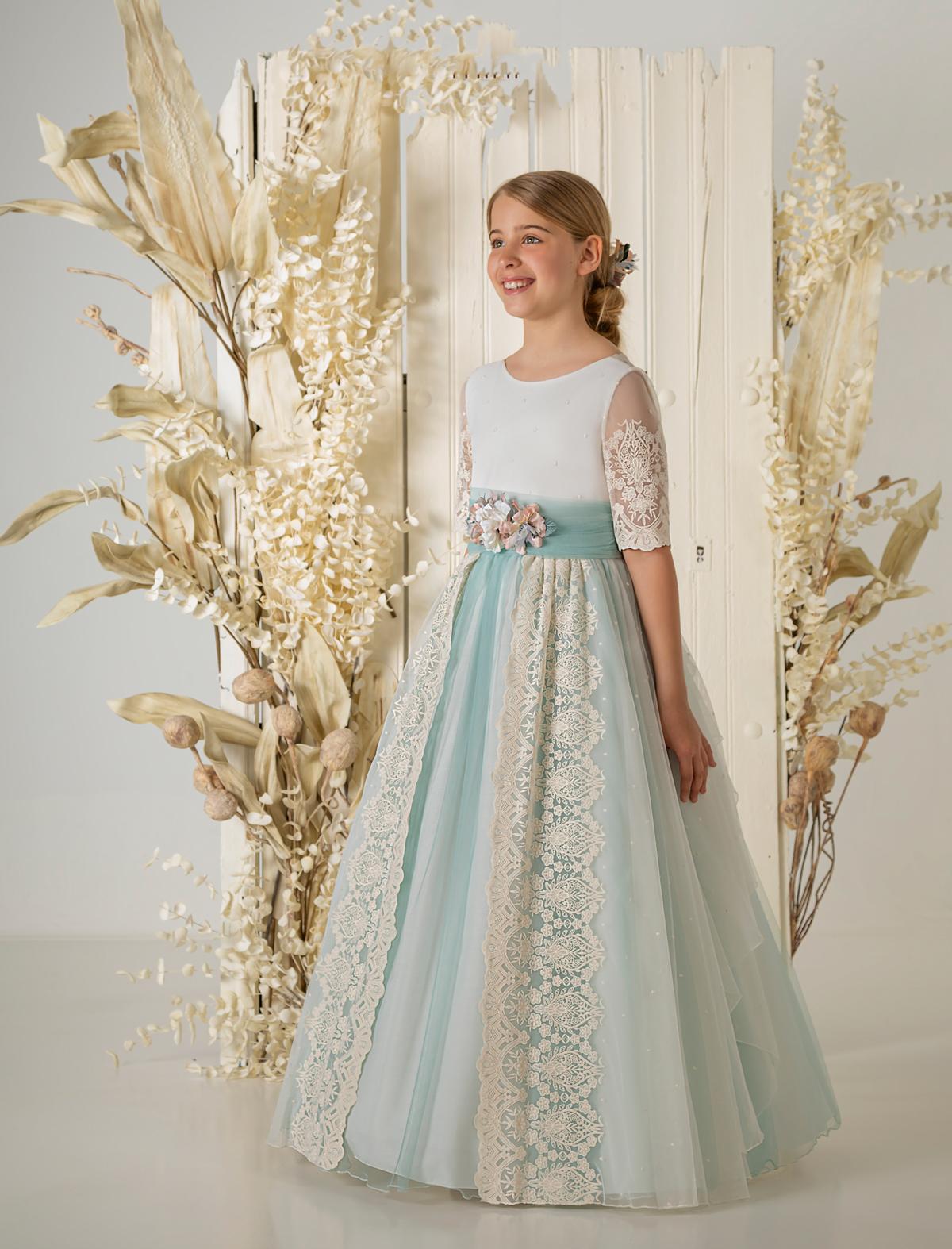 Vestido Comunión 2026 Aire Barcelona A866