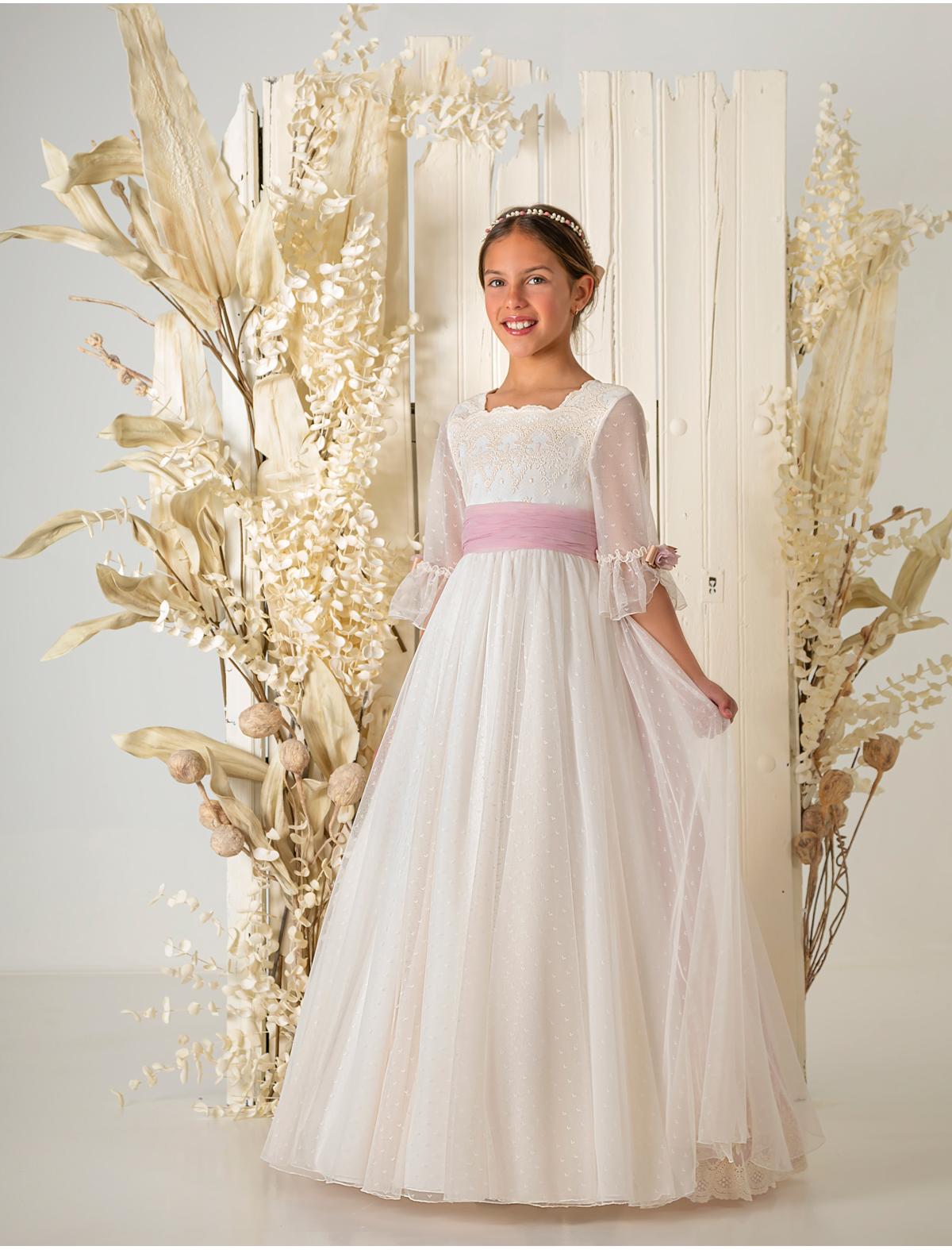 Vestido Comunión 2026 Aire Barcelona A867